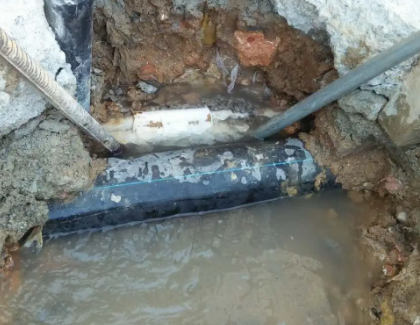 带岭测漏水之水管漏水